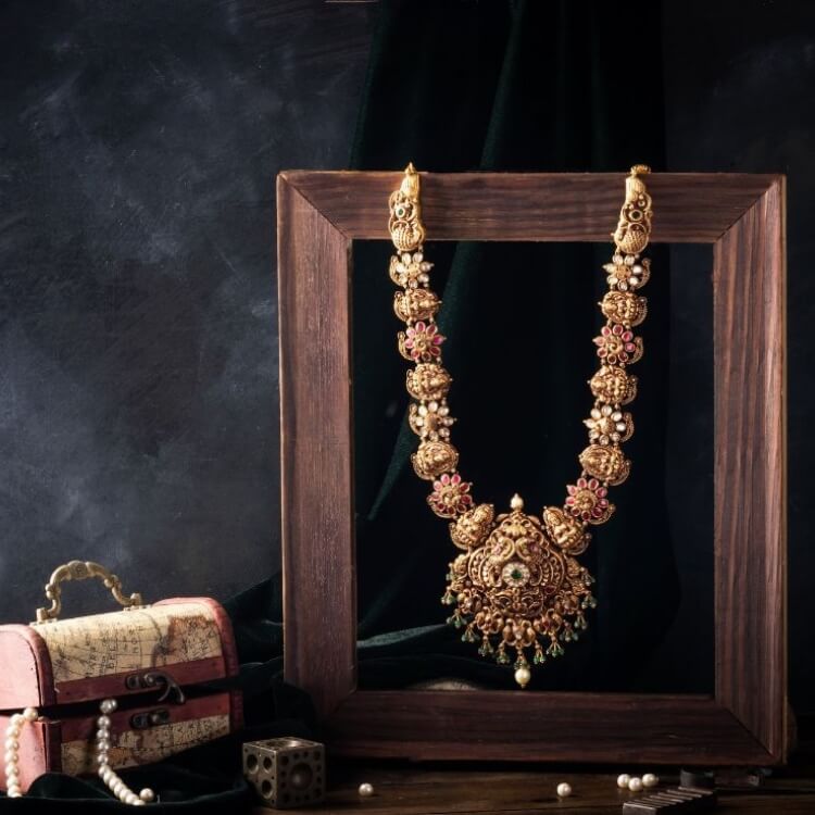 Temple jewellery haram discount